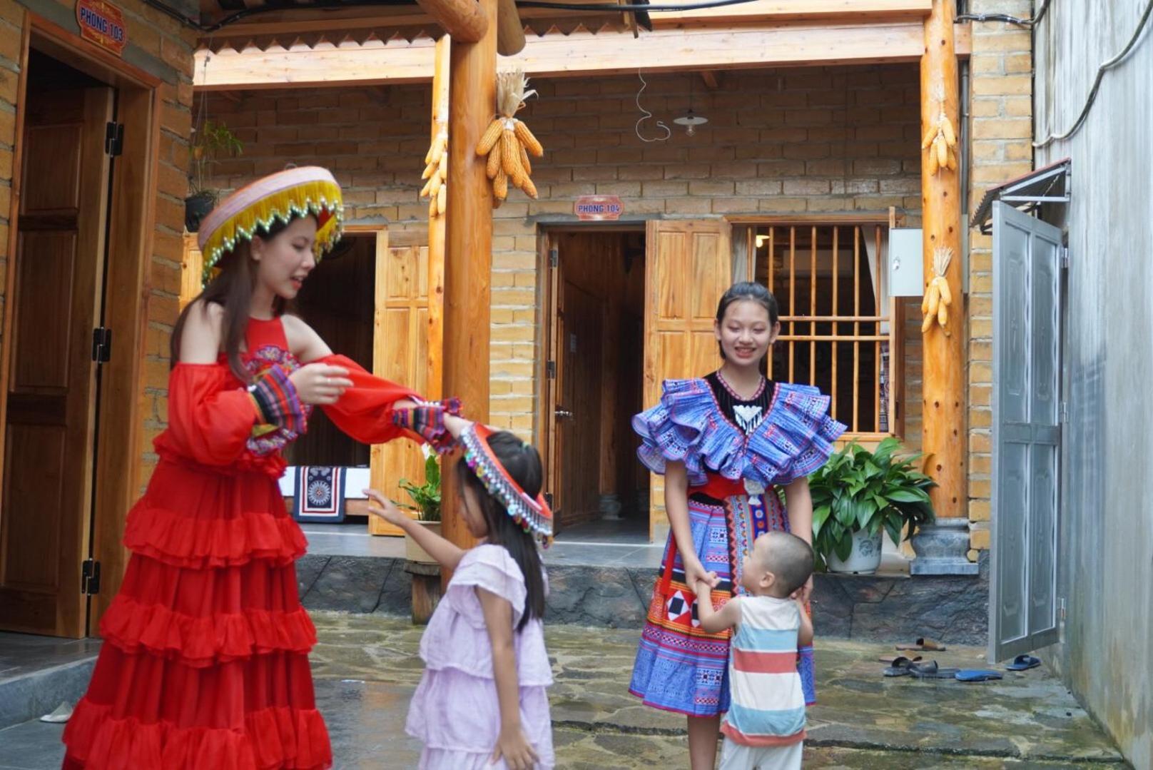 Tom Tep Homestay Ha Giang Exteriör bild