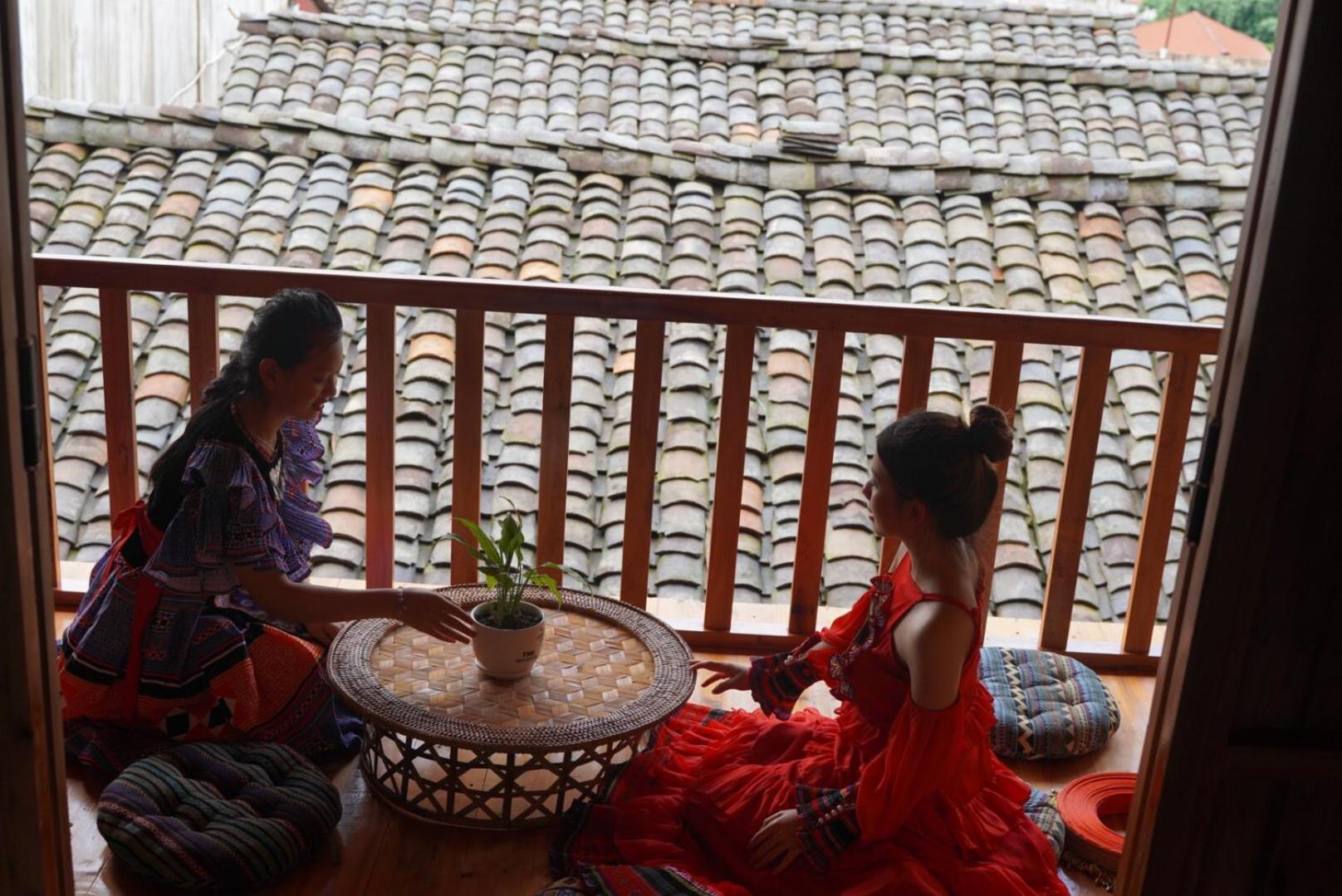 Tom Tep Homestay Ha Giang Exteriör bild