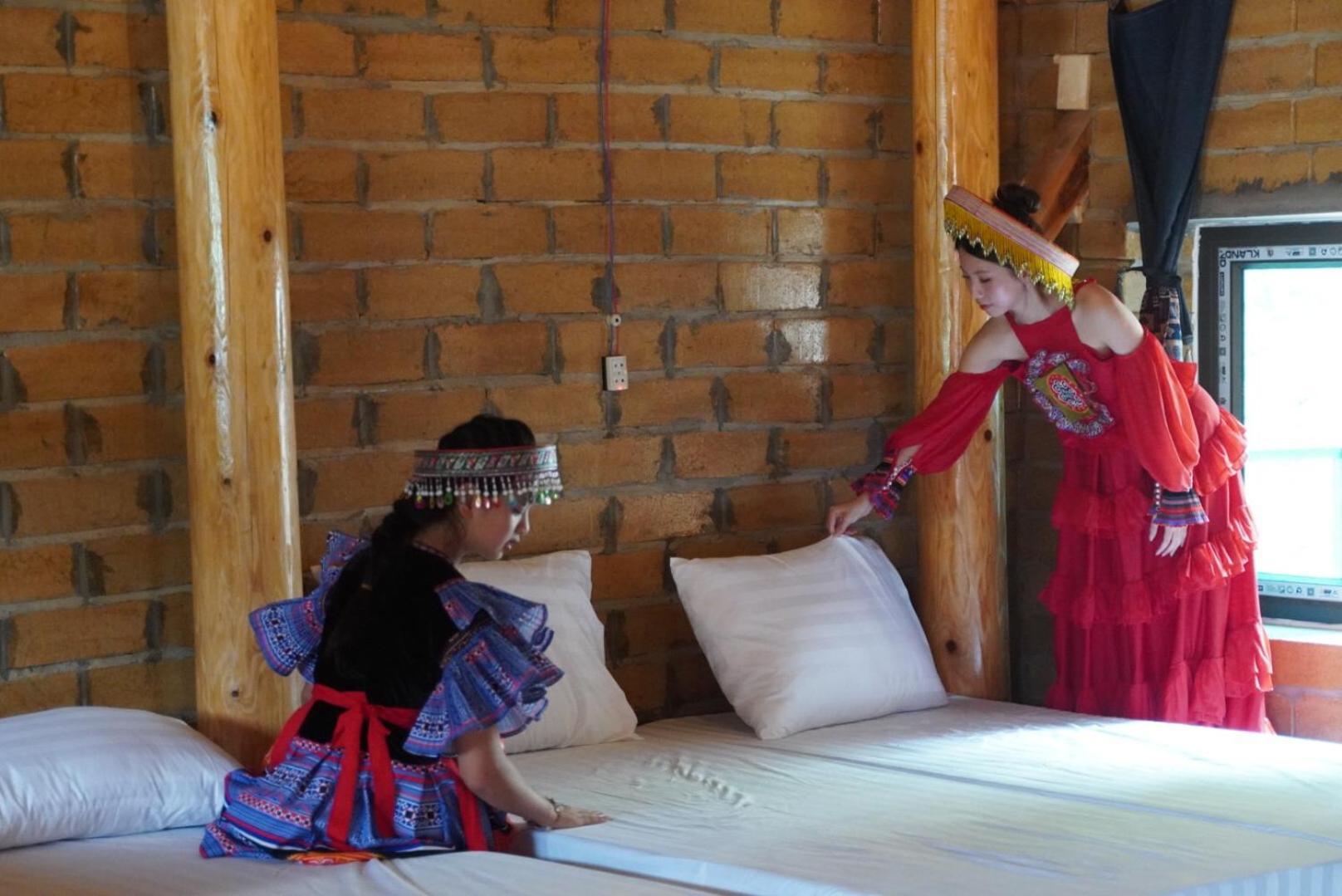 Tom Tep Homestay Ha Giang Exteriör bild